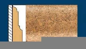 Плинтус пробковый ArtCorkDesing С 103 (Колер 8) 12х65х910 мм в Тольятти