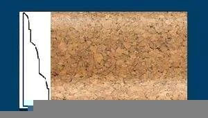 Плинтус пробковый ArtCorkDesing С 105 (Колер 8) 18x45x910 мм в Тольятти
