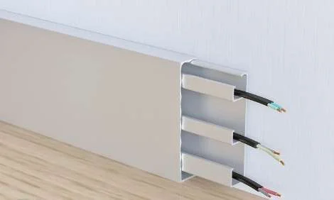 Алюминиевый плинтус Fezard Кабельный ALP-G80 Алюминий 80*15*2500 мм в Тольятти