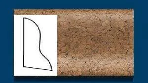 Плинтус пробковый ArtCorkDesing С 102 (Колер 9) 20x40x910 мм в Тольятти