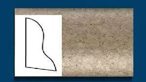 Плинтус пробковый ArtCorkDesing С 102 (Колер 6) 20x40x910 мм в Тольятти