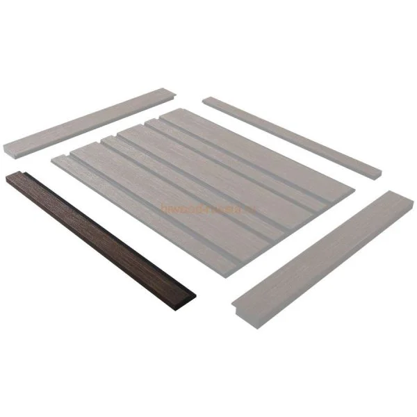 Финишный молдинг LF124A BR396K правый декорированный (42х12х2700мм) в Тольятти