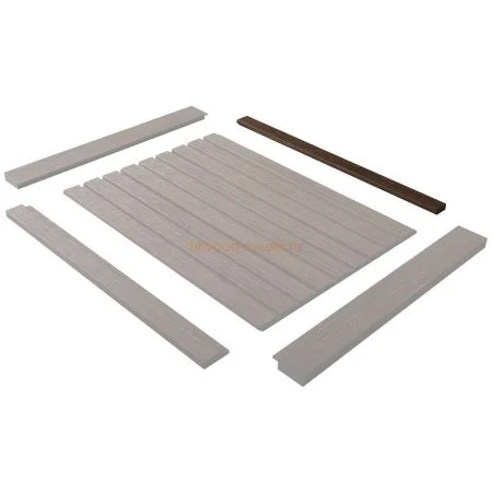 Финишный молдинг LF124B BR396 левый декорированный (31х12х2700мм) в Тольятти