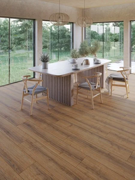 Ламинат Egger PRO 8/33 4V Large Aqua+ Дуб Шерман коньяк коричневый EPL184 в Тольятти