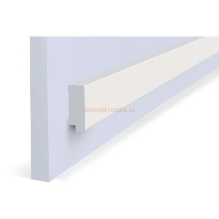 Финишный молдинг LF124B NP левый белый (31х12х2700мм) в Тольятти