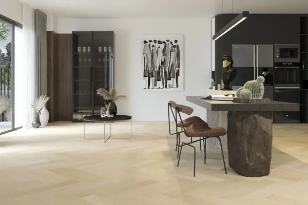 Паркетная доска Quartz Parquet Английская Ёлка Дуб Испанский 33-404 в Тольятти