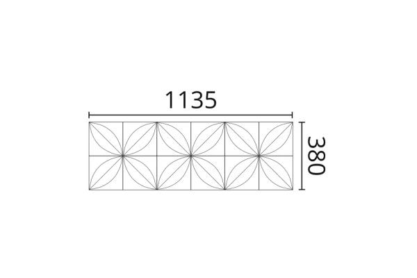 Декоративная панель NMC Arstyl Flower (113.5x38x2.8 см) в Тольятти