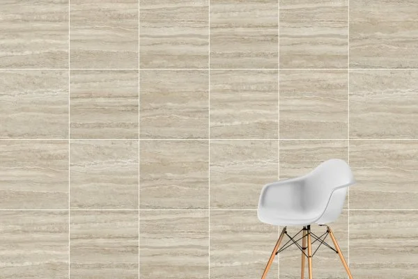 Керамогранит Vitra CityStone Травертин Линейный 60х60 (Натуральная и Реттифицированная) в Тольятти