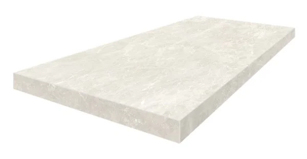 Керамогранит Coliseum Да Винчи Уайт Ступень угловая левая (Натуральный, 33х60) в Тольятти