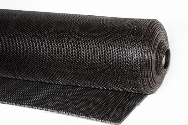 Грязезащитное рулонное покрытие ЗигЗаг Черный 5 мм (0,9 м) Китай в Тольятти