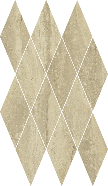 Керамогранит Italon Шарм Эдванс Травертино 28х48 мозаика Даймонд (Люкс) в Тольятти