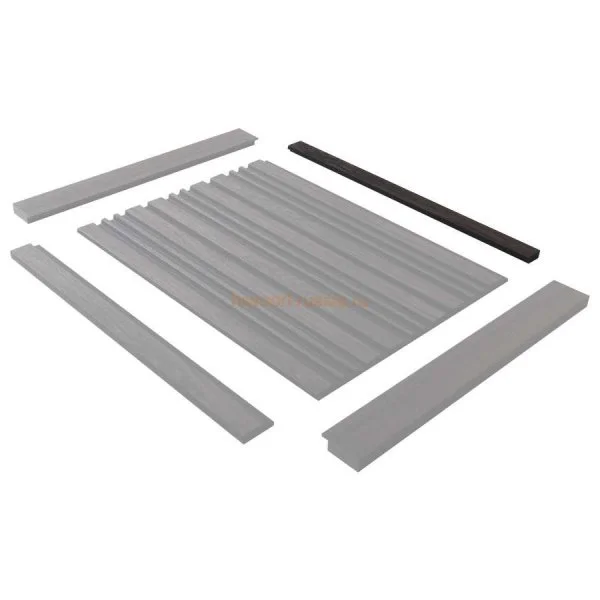 Финишный молдинг LF124B BR395K левый декорированный (31х12х2700мм) в Тольятти