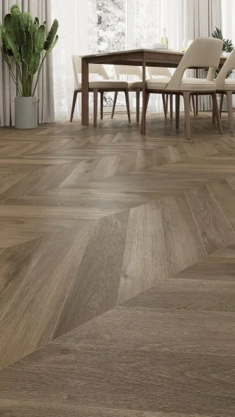 Кварц-виниловая плитка Alpine Floor Chevron Дуб Насыщенный ECO 20-4 (2,5 мм. 43 класс) в Тольятти