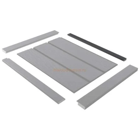 Финишный молдинг LF124B GR15K левый декорированный (31х12х2700мм) в Тольятти