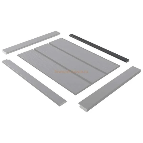 Финишный молдинг LF124B GR15K левый декорированный (31х12х2700мм) в Тольятти