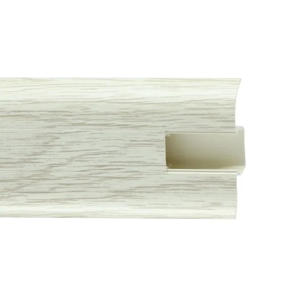 Пластиковый плинтус Royce №851 Дуб Льняной (58х22х2200мм) в Тольятти