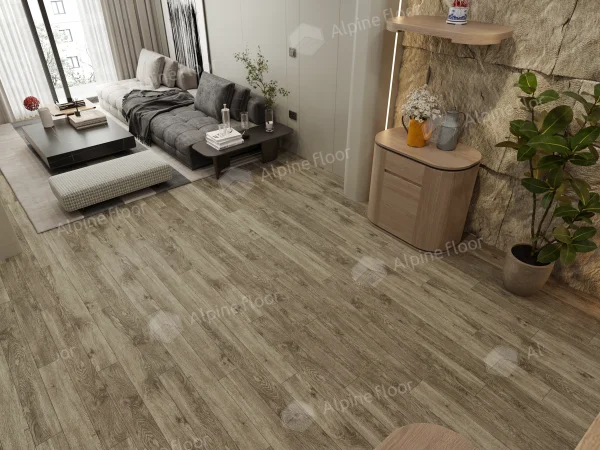 Каменно-полимерная плитка Alpine Floor Grand Sequoia Village Венге Грей ECO 11-807 4мм, 43 класс в Тольятти