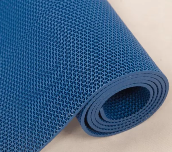 Грязезащитное рулонное покрытие ЗигЗаг Синий 4,5 мм (1,2 м) Китай в Тольятти