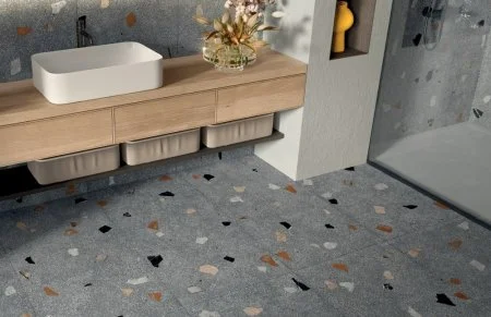 Керамогранит Coliseum Палладио Блэк 60х120 (Натуральный и Реттифицированный) в Тольятти