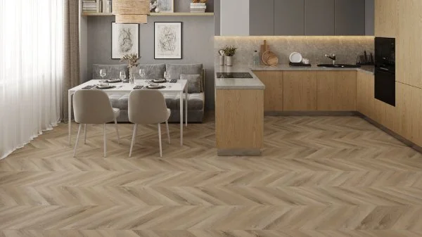 Кварц-виниловая плитка Alpine Floor Chevron Дуб Синистра ECO 20-6 (2,5 мм. 43 класс) в Тольятти