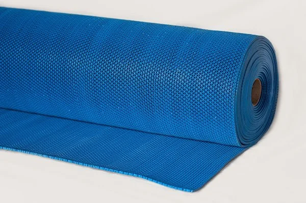 Грязезащитное рулонное покрытие ЗигЗаг Синий 4,5 мм (1,2 м) Китай в Тольятти