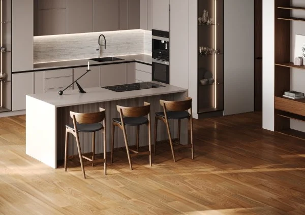 Паркетная доска Quartz Parquet Классик 5 мм Дуссия Африканская 550-63 в Тольятти