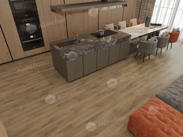 Каменно-полимерная плитка Alpine Floor Grand Sequoia Village Вайпуа ECO 11-1907 4мм, 43 класс в Тольятти