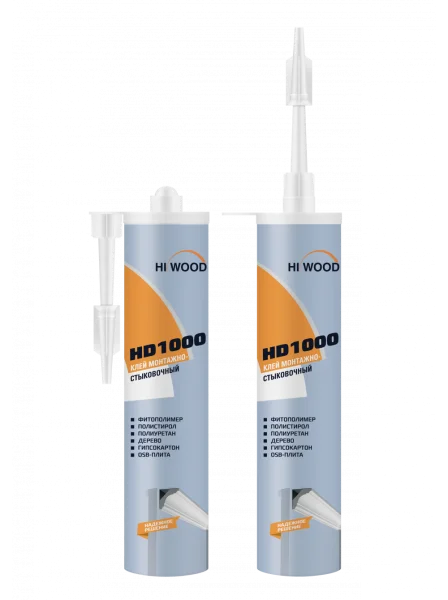 Монтажно-стыковочный клей HiWood HD1000 Белый 280 ml в Тольятти