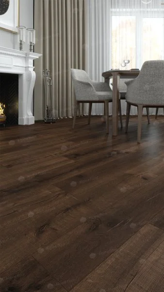 Каменно-полимерная плитка Alpine Floor Real Wood Дуб Мокка ECO 2-2, 6 мм 43 класс в Тольятти