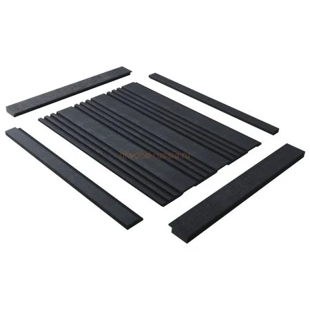 Финишный молдинг LF124B BK114K левый декорированный (31х12х2700мм) в Тольятти