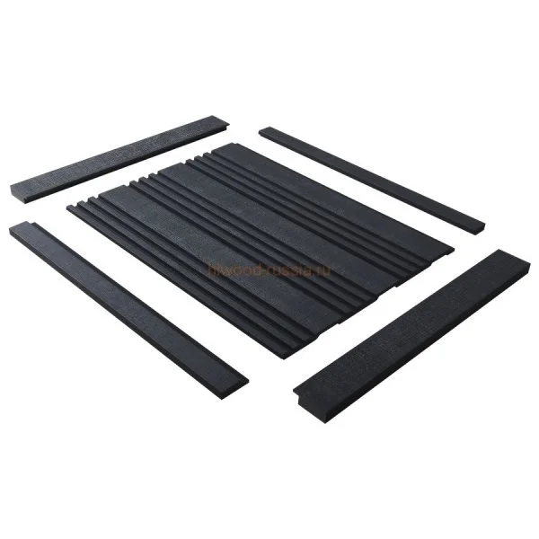 Финишный молдинг LF124B BK114K левый декорированный (31х12х2700мм) в Тольятти