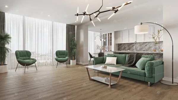 Каменно-полимерная плитка Alpine Floor Solo Plus Ларгетто ЕСО 14-301, 4 мм, 43 класс в Тольятти