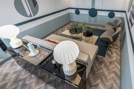 Пробковое покрытие CorkStyle Chevron Silver в Тольятти