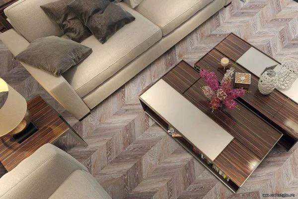 Пробковое покрытие CorkStyle Chevron Brown (1235*305*6 мм) HC в Тольятти
