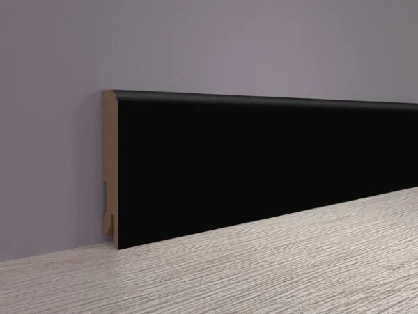 Плинтус MDF Bonkeel 24032 Чёрный Софт (100х16х2400 мм) в Тольятти