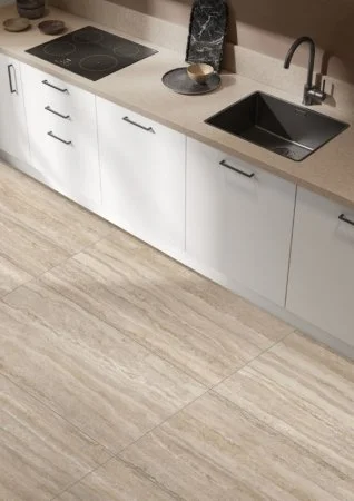 Керамогранит Vitra CityStone Травертин Линейный 60х120 (Натуральная и Реттифицированная) в Тольятти