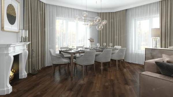Каменно-полимерная плитка Alpine Floor Real Wood Дуб Мокка ECO 2-2, 6 мм 43 класс в Тольятти