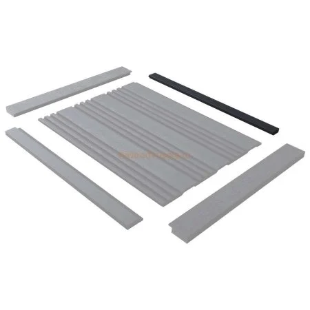 Финишный молдинг LF124B BK114K левый декорированный (31х12х2700мм) в Тольятти