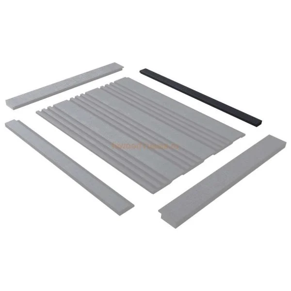 Финишный молдинг LF124B BK114K левый декорированный (31х12х2700мм) в Тольятти