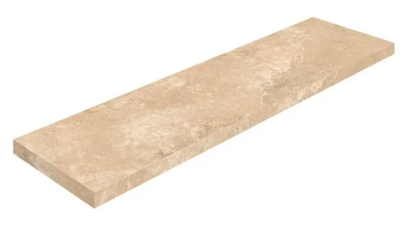 Керамогранит Coliseum Аурелия Беж Ступень угловая левая (Натуральный, 33х120) в Тольятти