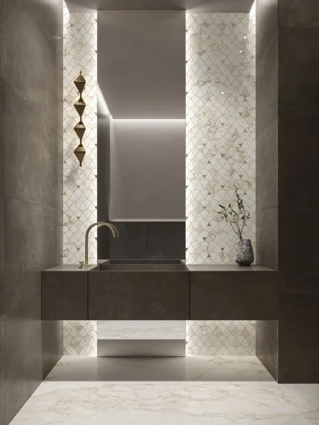 Керамогранит Italon Этернум Каррара Мозаика Вертекс 25.8х30 (Натуральная) в Тольятти