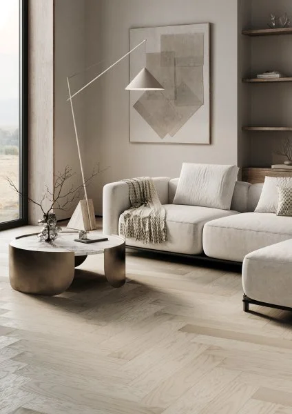 Паркетная доска Quartz Parquet Английская Ёлка Дуб Песочный 33-408 в Тольятти