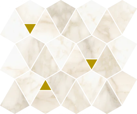 Керамогранит Italon Этернум Каррара Мозаика Вертекс 25.8х30 (Натуральная) в Тольятти