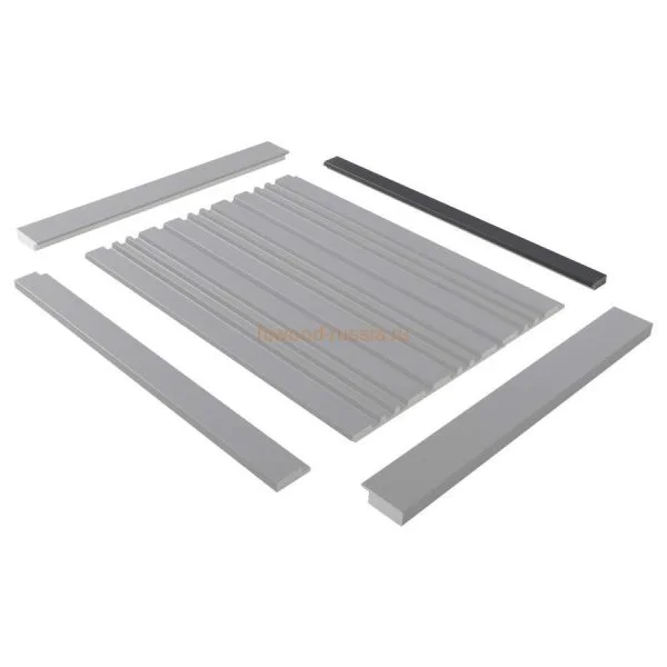 Финишный молдинг LF124B GR3 левый декорированный (31х12х2700мм) в Тольятти