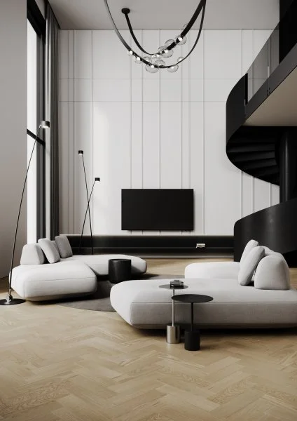 Паркетная доска Quartz Parquet Штучный паркет Дуб Бисквитный 44-1258-07 в Тольятти