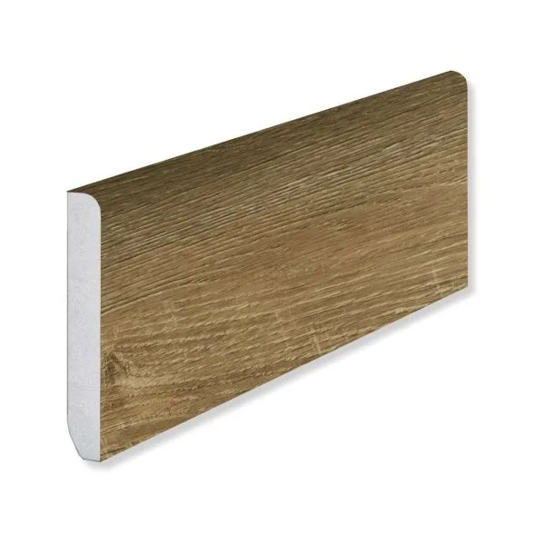 Кварцевый плинтус Fargo 61W921 Дуб Прага градиент 80х11х2200 мм в Тольятти