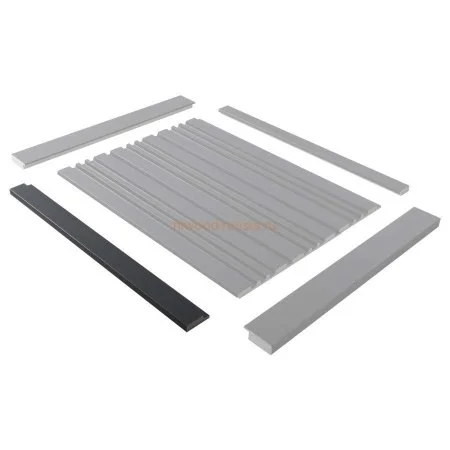 Финишный молдинг LF124A GR3 правый декорированный (42х12х2700мм) в Тольятти