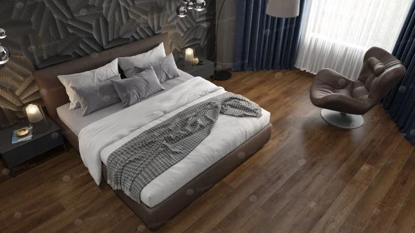 Кварц-виниловая плитка Alpine Floor Premium XL Дуб Шоколадный ЕСО 7-18, 8 мм. 43 класс в Тольятти