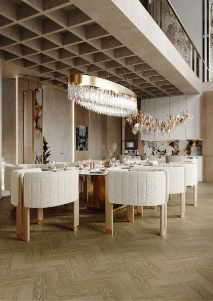 Паркетная доска Quartz Parquet Штучный паркет Дуб Конго 44-1258-54 в Тольятти