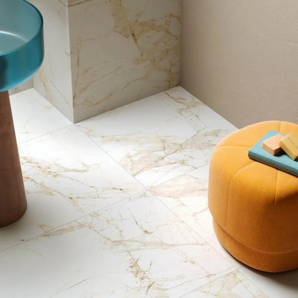 Керамогранит Coliseum Канова Уайт 60х120 (Натуральный и Реттифицированный) в Тольятти